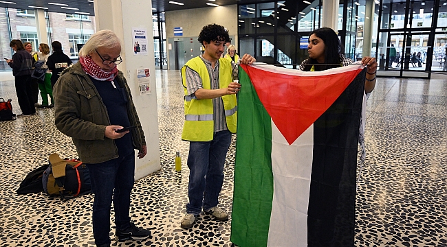 İsrail karşıtı öğrenci protestoları, Belçika'nın Gent Üniversitesi'ne de yayıldı