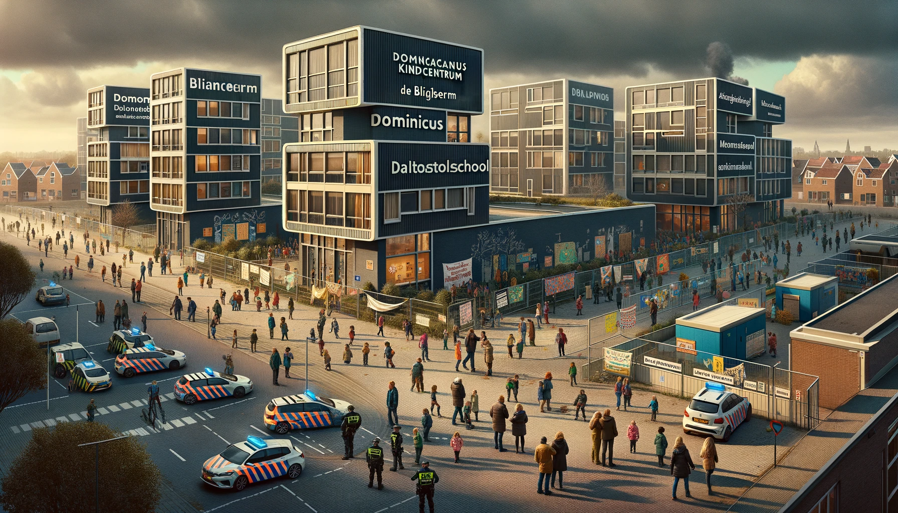 Rotterdam'da Üç İlkokul Şiddetli Gösteri Çağrısı Nedeniyle Tedbir Amaçlı Kapatıldı
