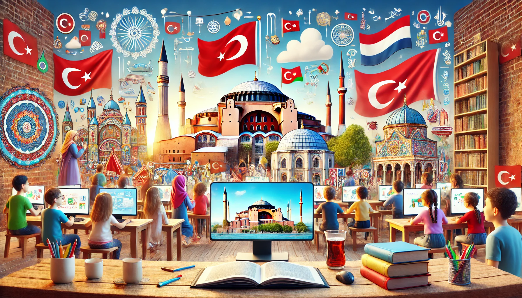 Hollanda’da Çevrim İçi Türkçe ve Türk Kültürü Ders Kayıtları Başladı!