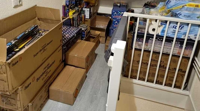 Beverwijk’te Bir Evde 800 Kilo Ağır Havai Fişek Ele Geçirildi