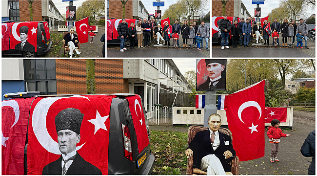 Hollanda’da Atatürk Evi ve Altın Lale 10 Kasım Anma Töreni Düzenledi