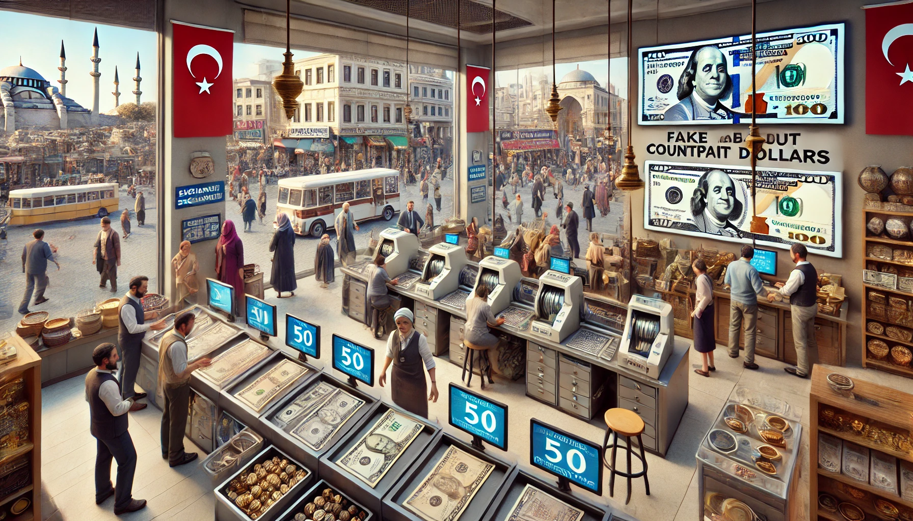 Türkiye’de Sahte Dolar Alarmı: Döviz İşlemleri Durdu