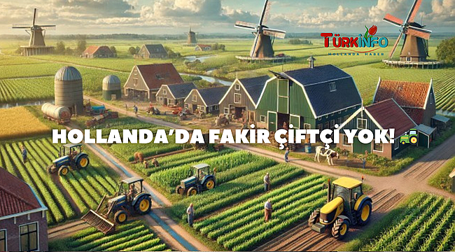 Hollanda’da Fakir Çiftçi Yok, Gelir ve Refah Açısından En Güçlü Kesim!