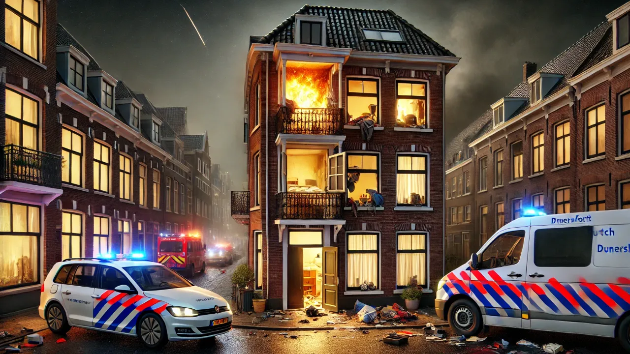 Hollanda Amersfoort'ta Yatak Odasına Patlayıcı Atılan Kadın Yaralandı!