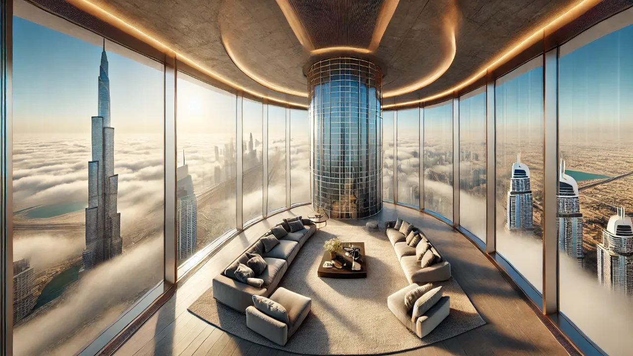 Dünyanın En Yüksek Penthouse Dairesi Satışta: Burj Khalifa'nın 107. Katında