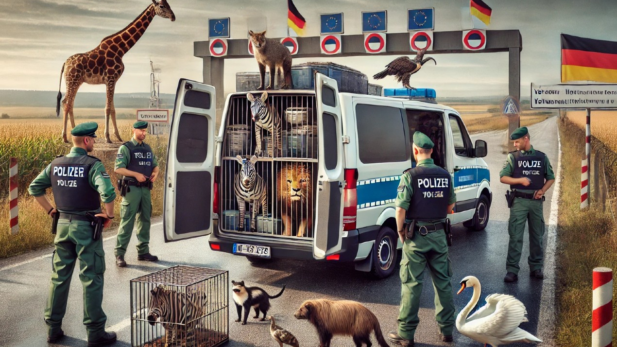Hollanda'dan Almanya'ya Zebra, Maymun ve Kuğu Kaçırmaya Çalışan İki Polonyalı Yakalandı