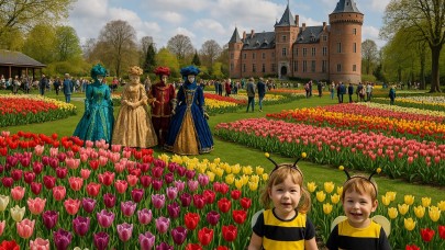 Belçika Floralia Brüksel lale parkı açıldı