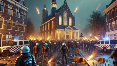 Hollanda'da Sığınmacı Merkezi Protestosu Yine Olaylara Dönüştü