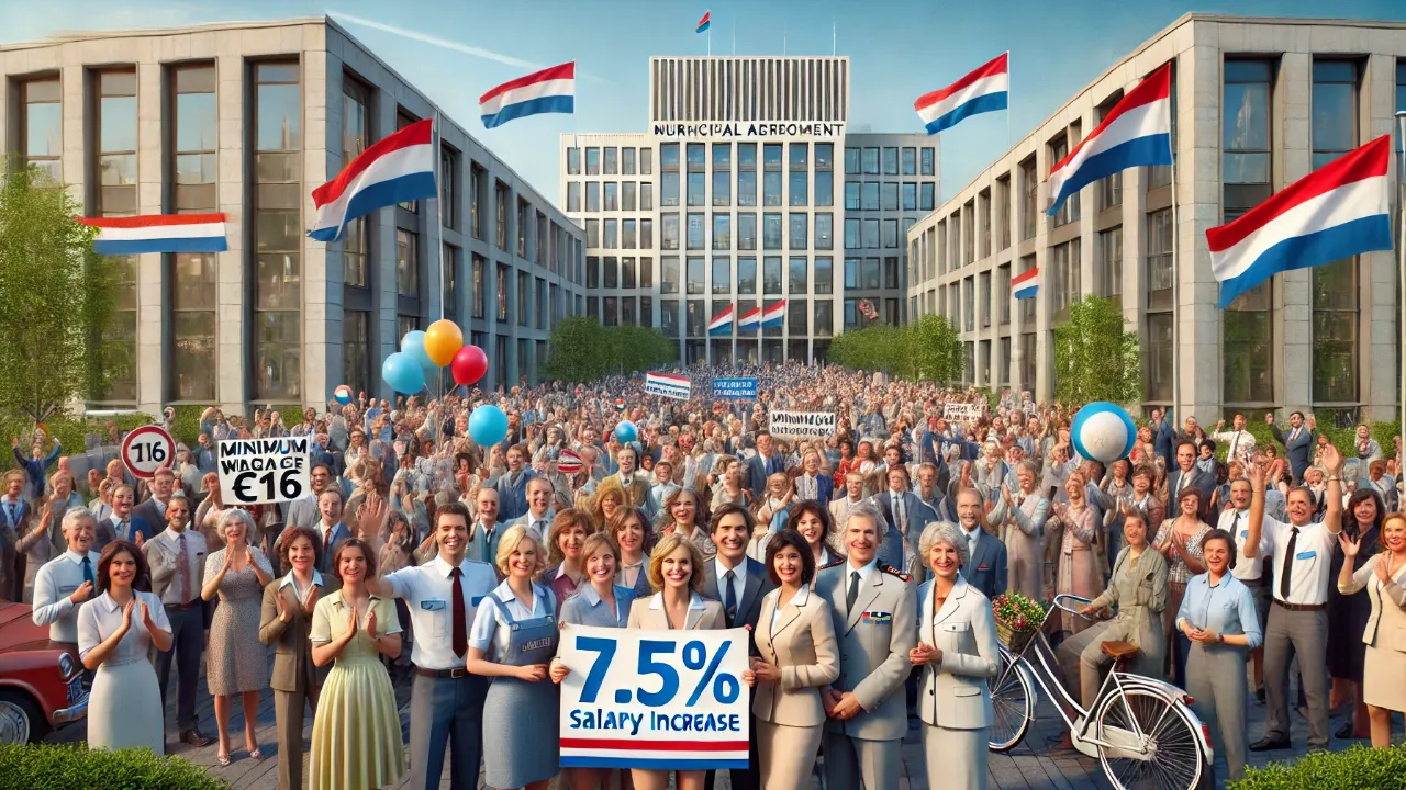 Hollanda’da Memurlara Müjde: Maaşlara Yüzde 7,5 Zam!