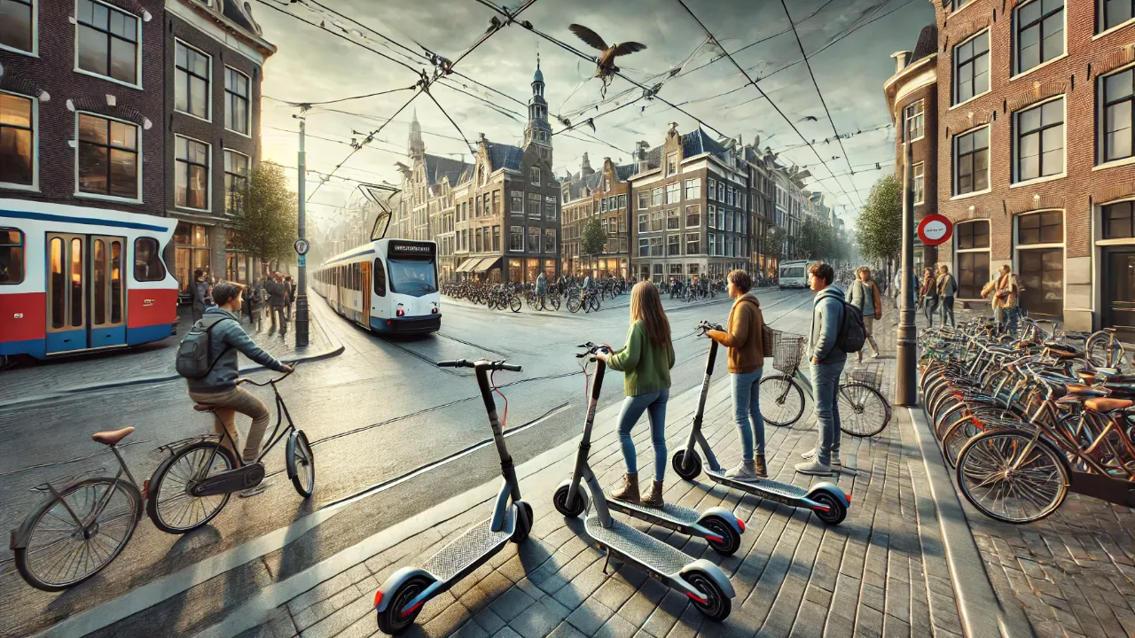 Hollanda'da 1 Temmuz'dan İtibaren Elektrikli Scooterlar İçin Plaka Zorunluluğu Geliyor