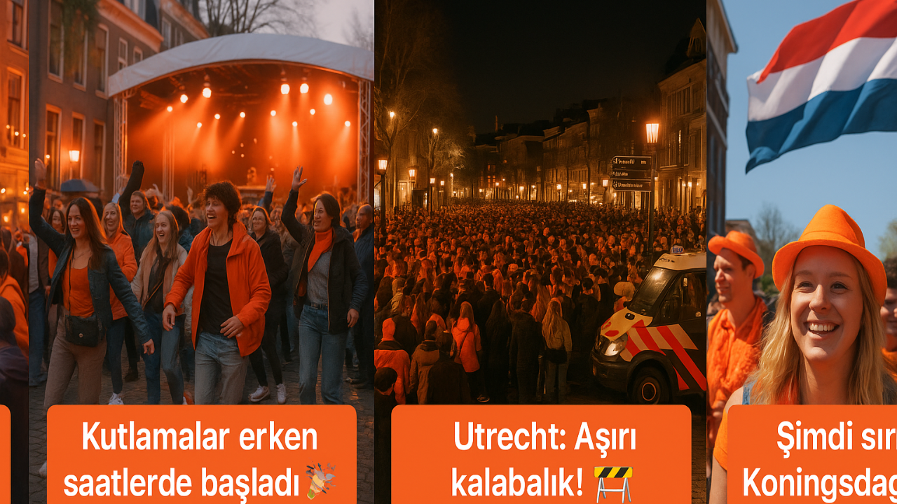 Koningsnacht 2025: Utrecht’te Yoğun Katılım ile Coşkulu Başlangıcı