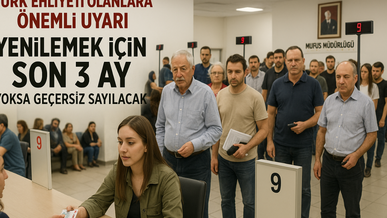 Türk Ehliyeti Olanlara Kritik Uyarı: Son 3 Ay! Aksi Halde Ehliyet