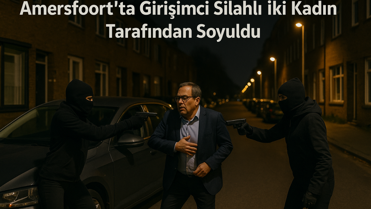 Amersfoort'ta Girişimci Silahlı İki Kadın Tarafından Soyuldu