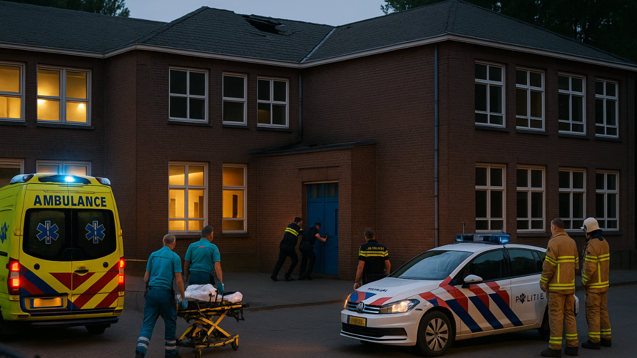 Rotterdam'da 11 Yaşındaki Çocuk Okulun Çatısından Düşerek Ağır Yaralandı