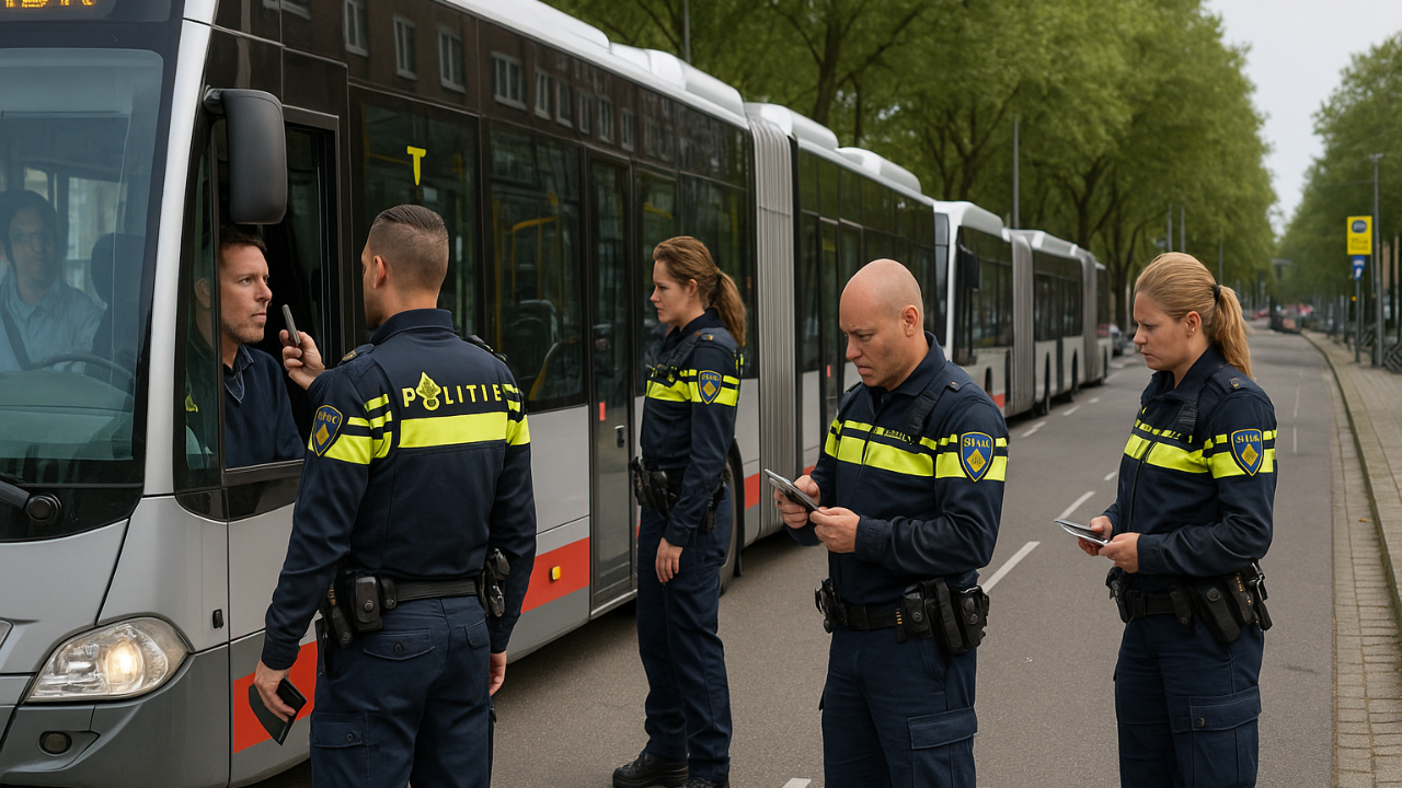 Rotterdam’da 5 Otobüs Şoförü Alkollü Araç Kullandığı Şüphesiyle Gözaltında