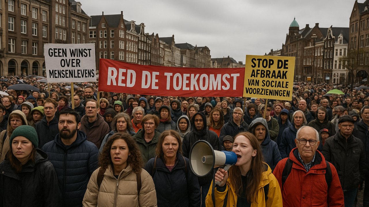 Amsterdam’da Hükümet Karşıtı Büyük Gösteri: “Yaşanabilir Bir Gelecek İçin”