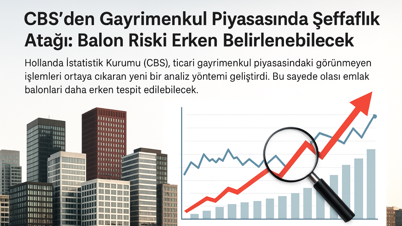 CBS'den Gayrimenkul Piyasasında Şeffaflık Atağı: Balon Riski Erken Belirlenebilecek