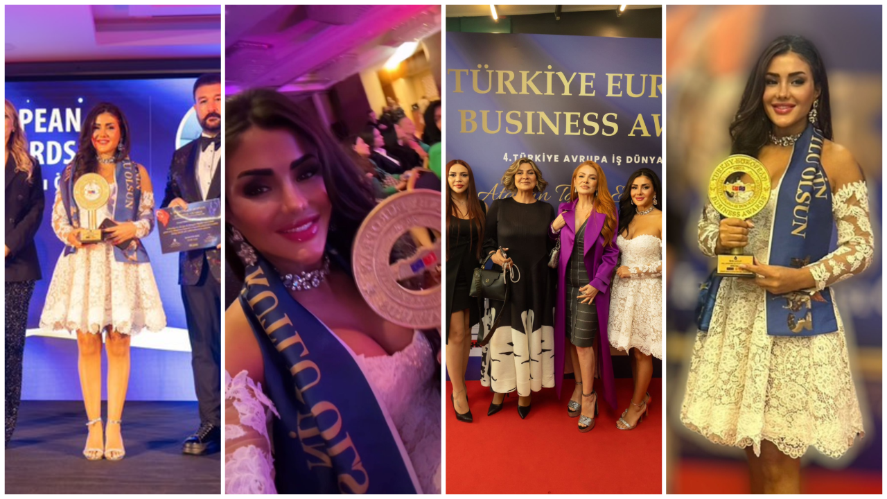 Avrupa’da Türk Rüzgarı: Arzu Kaldı “En İyi Influencer” ödülünü kazandı