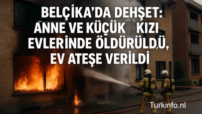 Belçika’da Korkunç Cinayet: Anne ve 6 Yaşındaki Kızı Öldürüldü, Evleri Ateşe Verildi!