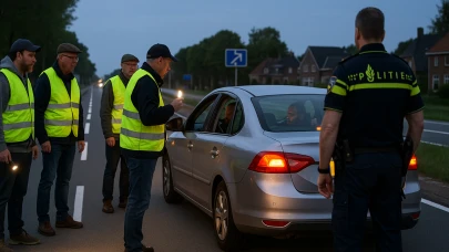 Hollanda'da Şok Görüntüler: Vatandaşlar Yol Kesti, Kimlik Kontrolü Yaptı!
