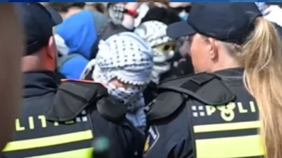 Lahey’de “Madleen” Gemisine Saldırıya Tepki: Göstericilere Polis Müdahalesi