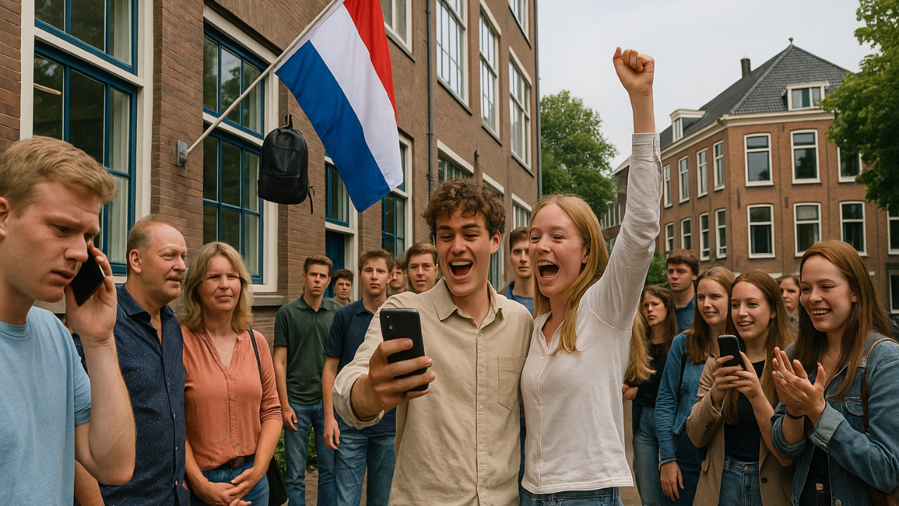 Hollanda'da Sınav Sonuçları Açıklanıyor: Gençler Nefesini Tuttu