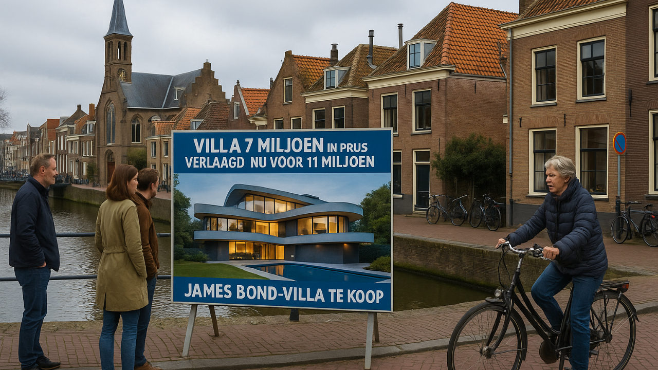 Hollanda'nın en pahalı villasına alıcı çıkmadı, fiyatı 7 milyon euro düştü