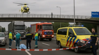 Hollanda da Üç Çocuk Annesi Türk Kadın A4 Otoyolunda Hayatına Son Verdi