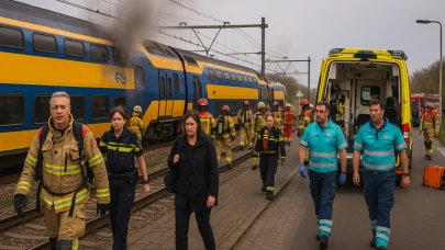Hollanda’da Trende Elektrik Kutusu Patladı: Bir Yaralı, Yüzlerce Yolcu Tahliye Edildi