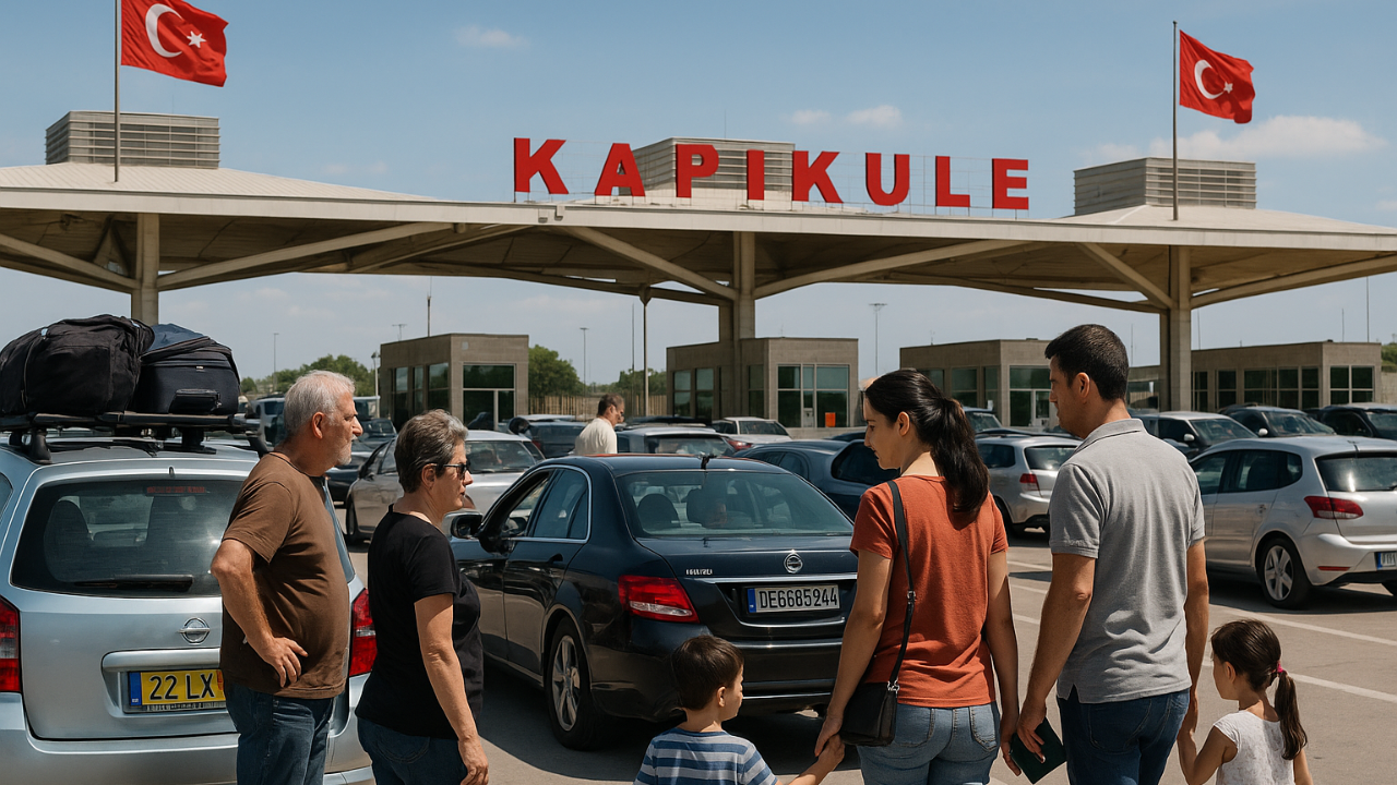 Gurbetçilerin Yaz Yolculuğu Başladı: Kapıkule Sınır Kapısı'nda Yoğunluk