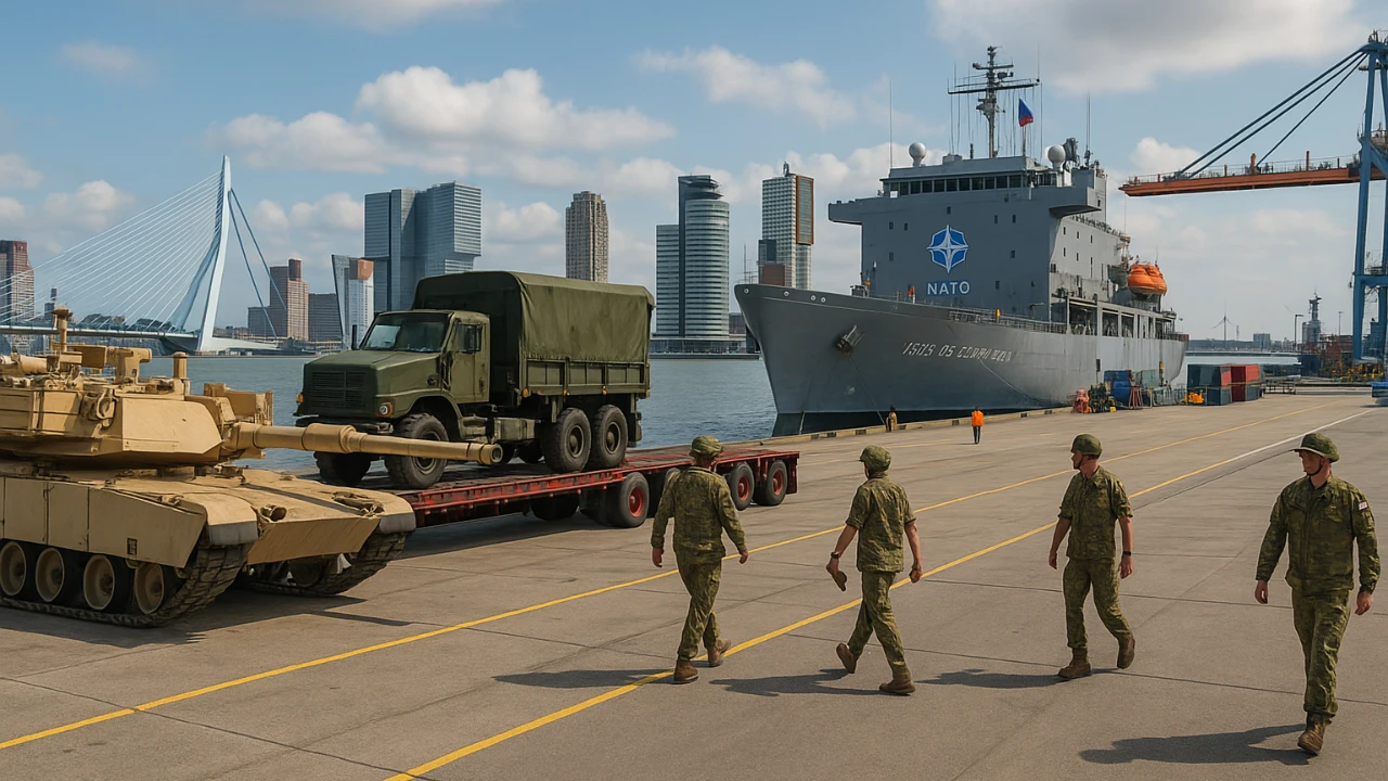 Rotterdam Limanı, NATO ile Rusya Arasında Olası Bir Savaş İçin Hazırlıklara Başladı