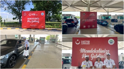 YTB'den Sınır Kapılarında “Karşılama ve Uğurlama” Hizmeti
