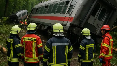 Güney Almanya'daki Tren Kazasında Çok Sayıda Ölü ve Yaralı