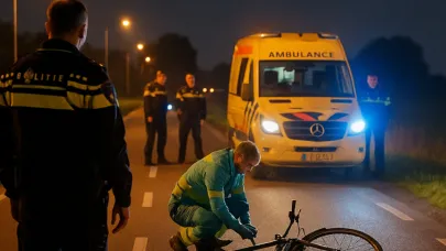 Friesland’da Trafik Kazası: Sürücü Kaçtı, Bisikletli Hayatını Kaybetti