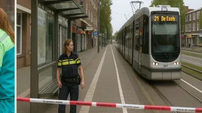 Rotterdam’da Tramvay Durağında Kör Kurşun Dehşeti: 81 Yaşındaki Adam Yaralandı