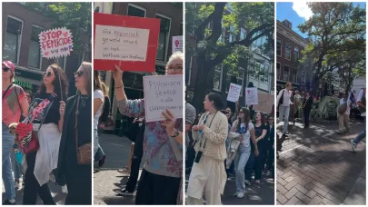 Hollanda Kadına Şiddete Karşı Ayakta: Binlerce Kişi Sokaklarda