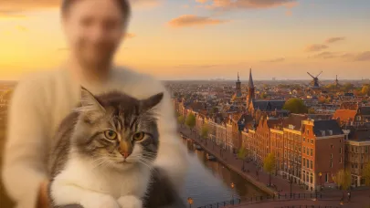 Vatandaşın Çabalarıyla Kurtarılan Kedi Hollanda’ya Uçtu