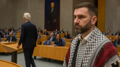 Stephan van Baarle'den Wilders'e: “Gazze'de Çocuklar Ölürken Yüzünüz Kızarmıyor mu?”