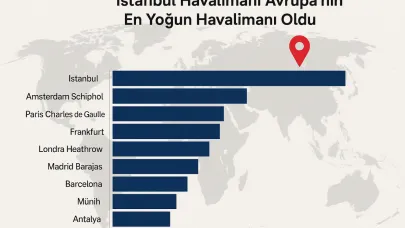 İstanbul Havalimanı, Avrupa’nın Zirvesinde: Amsterdam ve Paris’i Geride Bıraktı