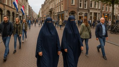 Hollanda’da Burka Yasağı Sokaklara da Yayılıyor