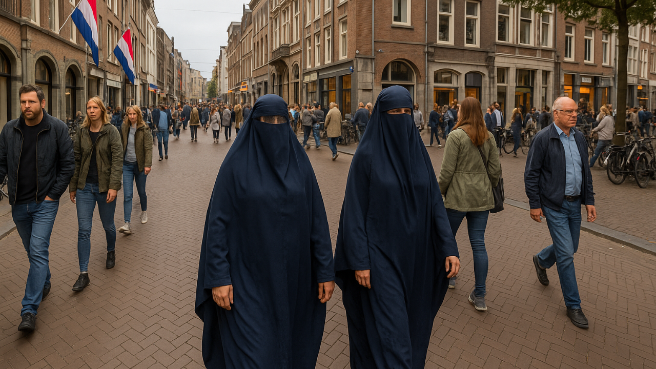 Hollanda’da Burka Yasağı Sokaklara da Yayılıyor