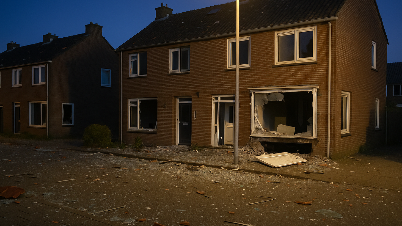 Hollanda’nın Vlissingen kentinde Patlama: 3 Yaralı, 4 Ev Ağır Hasarlı
