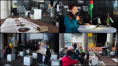 Hollanda’da 50 Gün Boyunca Gazze’de Hayatını Kaybedenlerin İsimleri Okundu