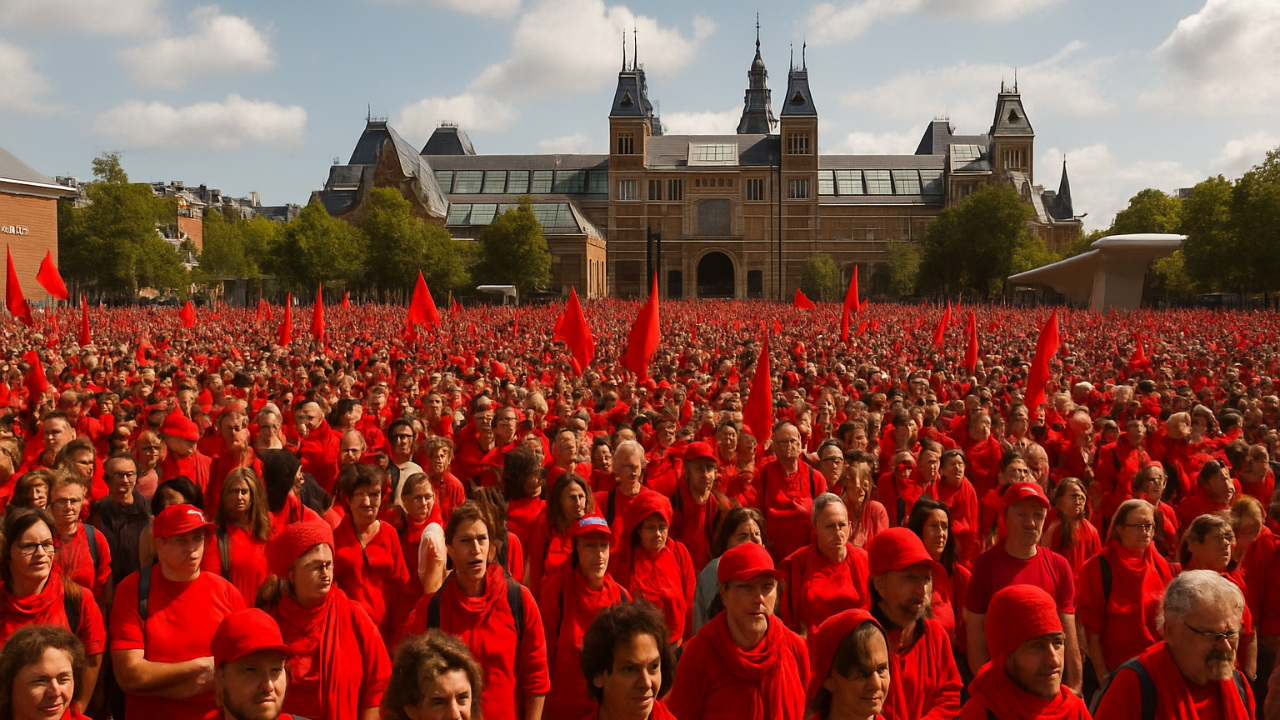 Amsterdam’da Gazze İçin Kırmızı Çizgi: 5 Ekim’de Büyük Dayanışma Buluşması
