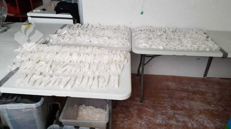 80 miljoen euro aan crystal meth gevonden in drugslab