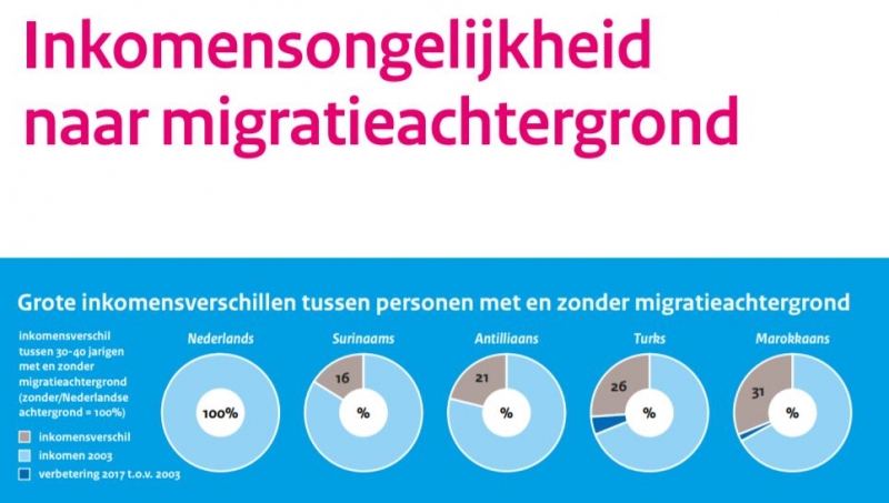 Hollanda'da yerliler ile göçmenler arasındaki Gelir Eşitsizliği hiç değişmedi