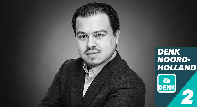 Süleyman Koyuncu DENK partisi Noord-Holland eyaleti ikinci sıra adayı