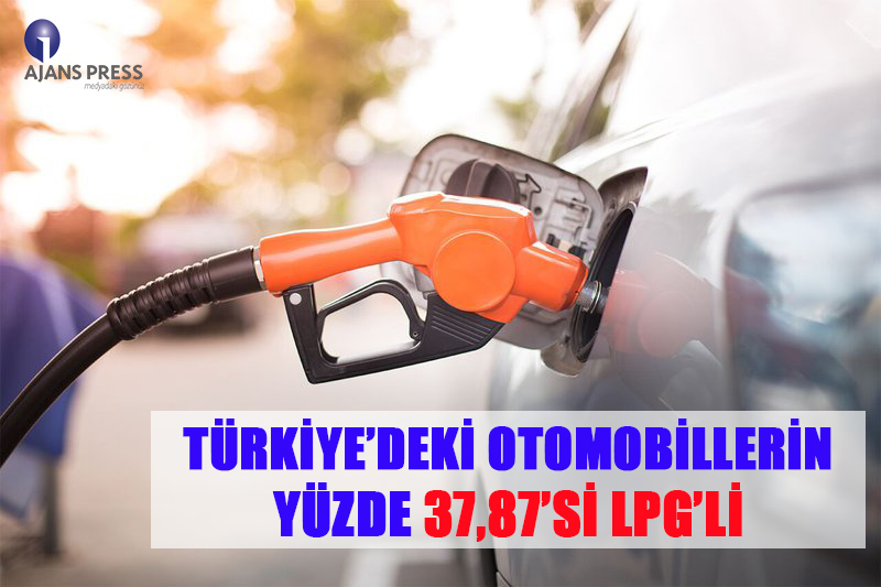 Türkiye'deki otomobillerin yüzde 37,87'si LPG'li