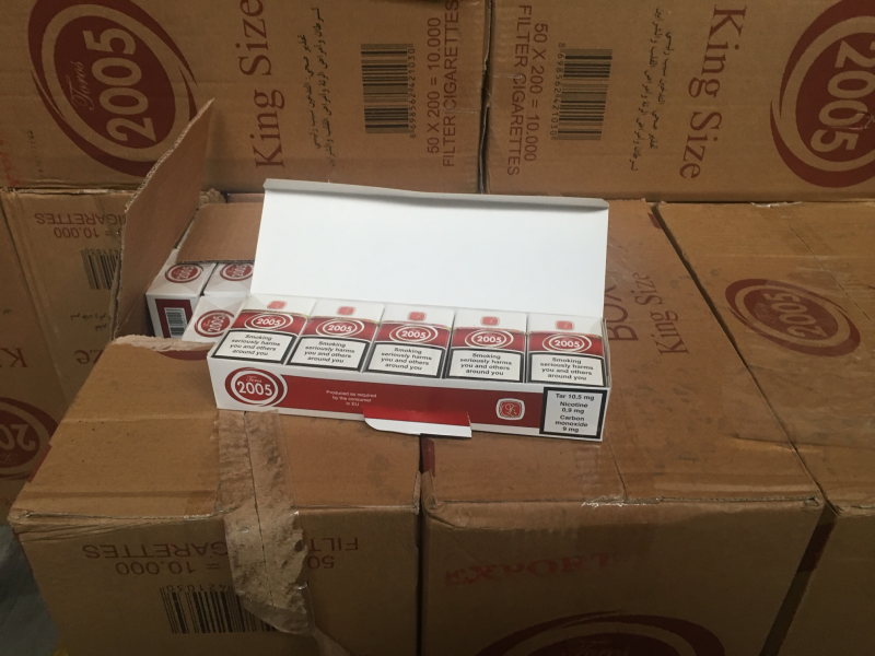 Yaklaşık 45 milyon adet kaçak sigara yakalandı
