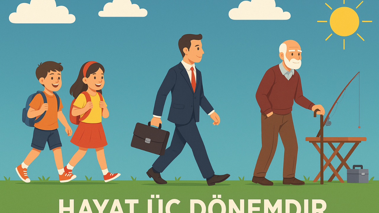 HAYAT ÜÇ DÖNEMDİR